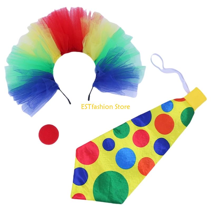 Women Accessories Description - Y5GC مهرج الزي مهرج الأنف قوس