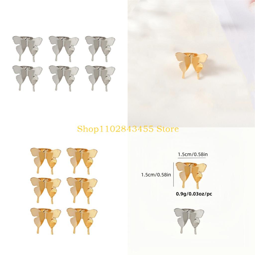 Women Accessories Description - 49MC 6 قطع مشبك شعر معدني