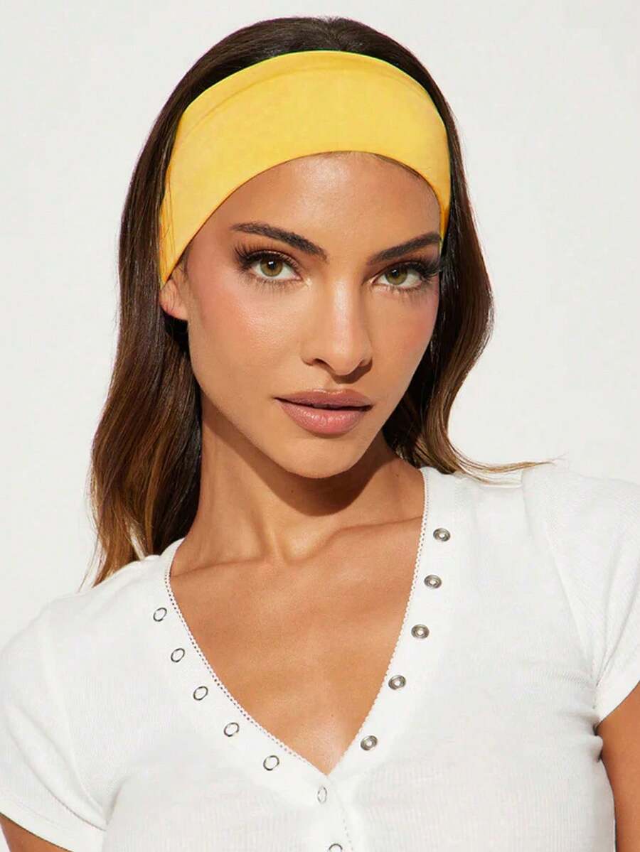 Women'S Running Accessories - 1 قطعة عصابة رأس رياضية بلون