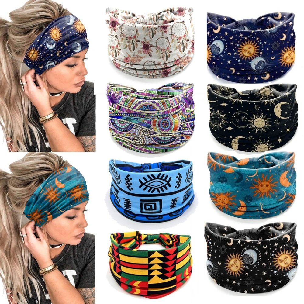 Women'S Yoga Accessories - عصابات رأس مرنة جديدة بتصميم عتيق