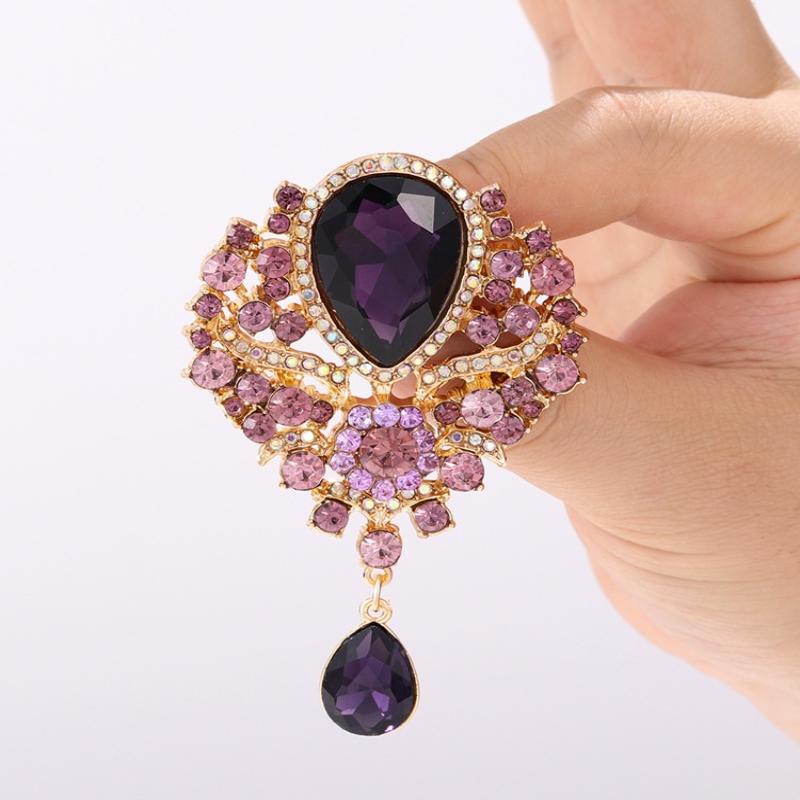 Women Accessories Bouquet - 1 قطعة دبوس بروش متدلي على