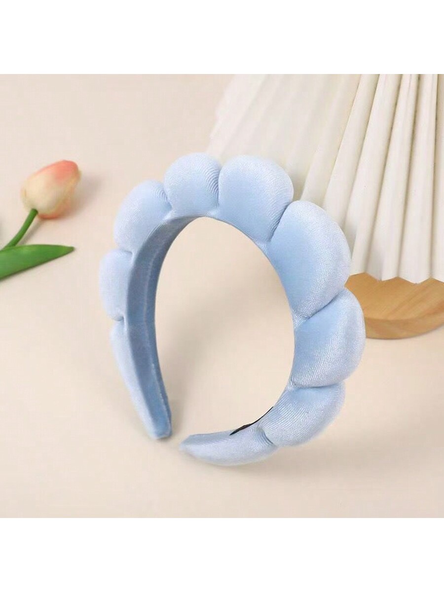 Women'S Exercise Accessories - عصابة رأس مخملية على شكل سحابة،