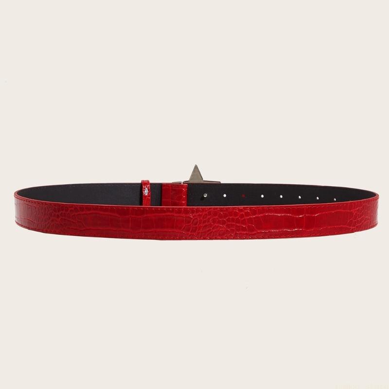 Women Accessories Description - 31BF حزام خصر مزين بإبزيم على