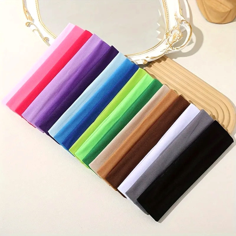 Women'S Running Accessories - ربطات شعر نسائية مرنة محبوكة بلون