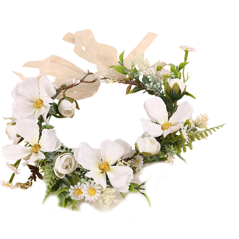 Women Accessories Description - إكسسوار شعر مزين بالزهور قابل للتنفس