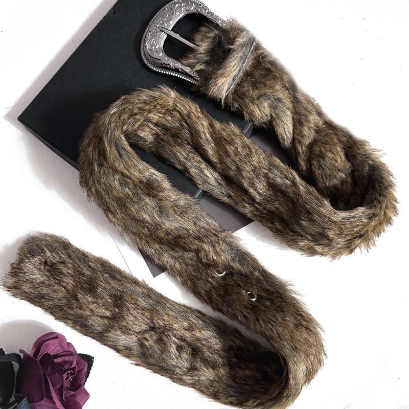 2000s فروي أفخم حزام الشتاء ال - مراجعة Women Accessories Description وسعره