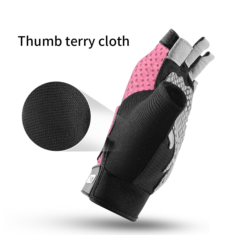 نصف اصبع قفازات الصالة الرياضي - مراجعة Women'S Exercise Accessories وسعره