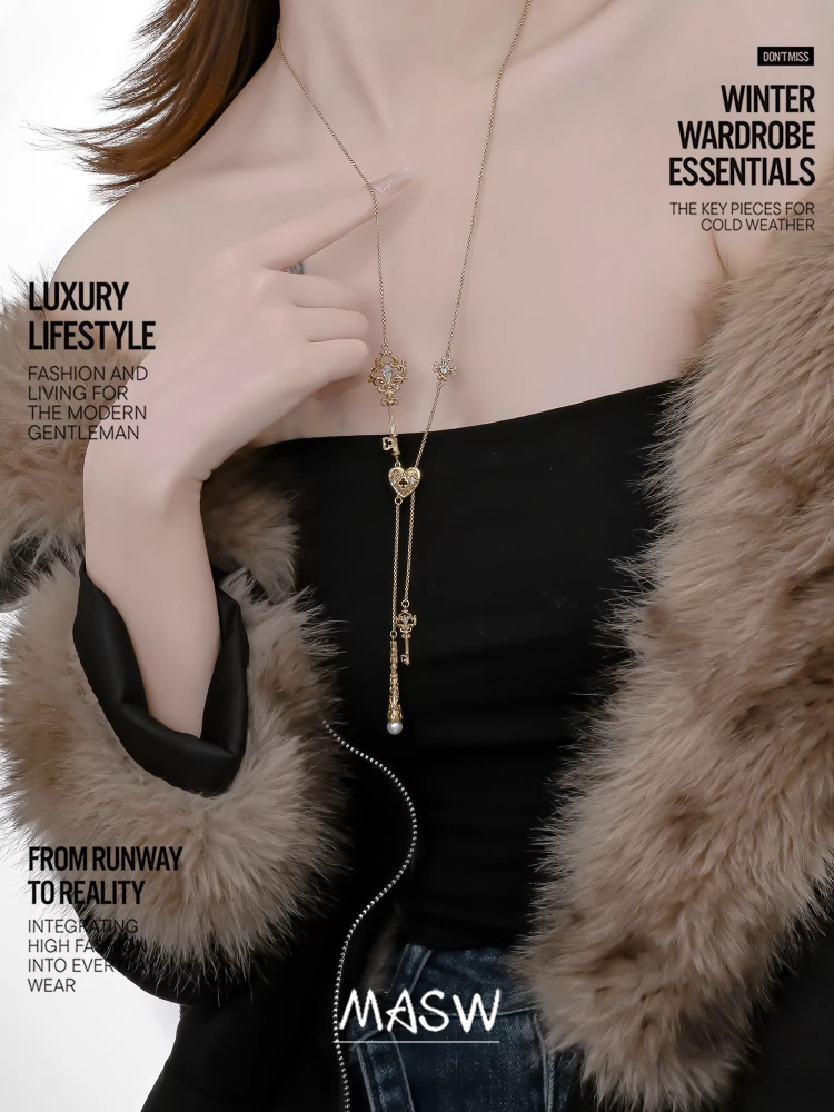 قلادة مفاتيح بتصميم أصلي من MA - مراجعة Women'S Accessories Trends 2026 وسعره