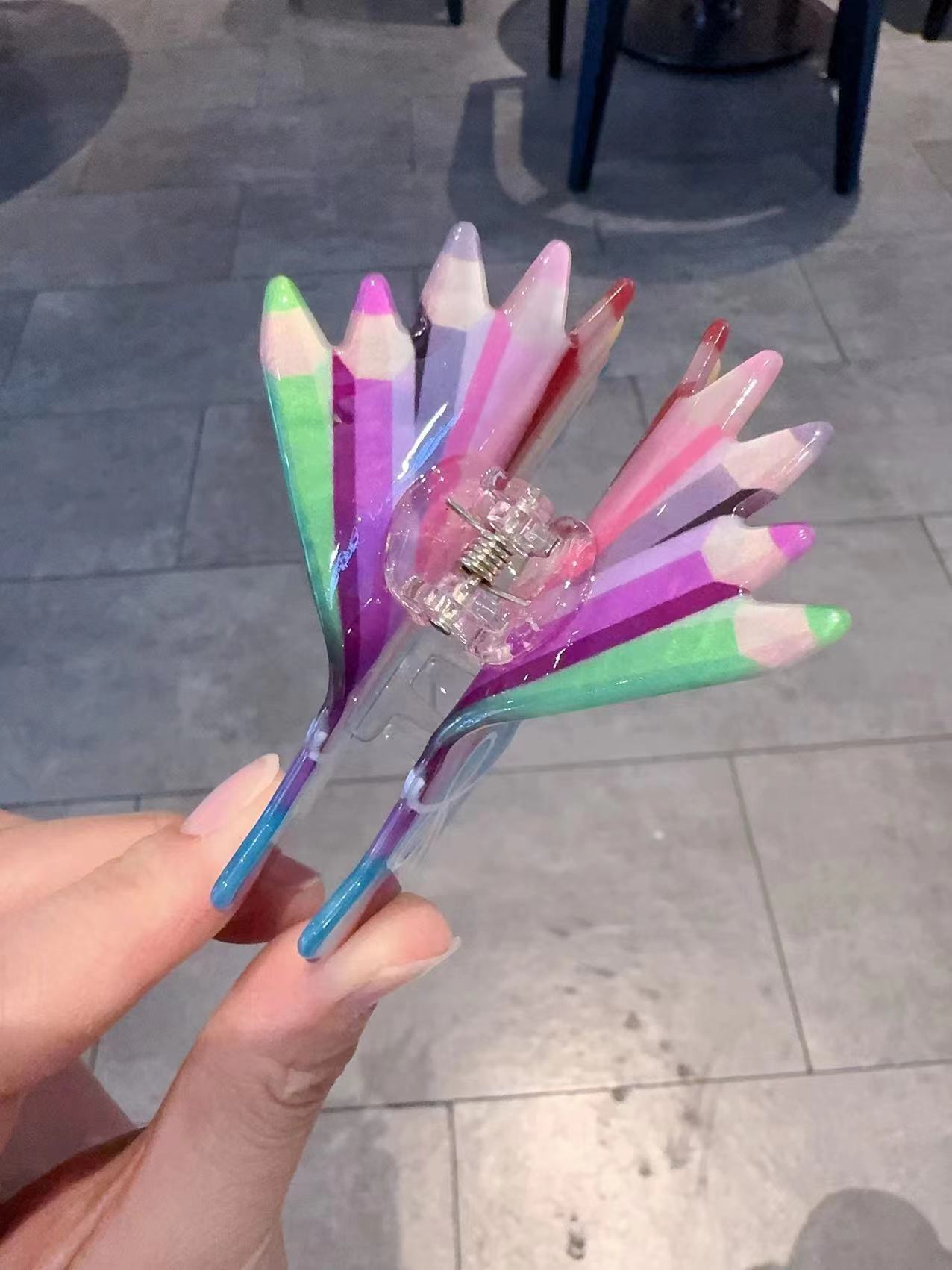 مشبك مسك فرشاة ملونة ، دبوس شع - مراجعة Women Accessories Bouquet وسعره