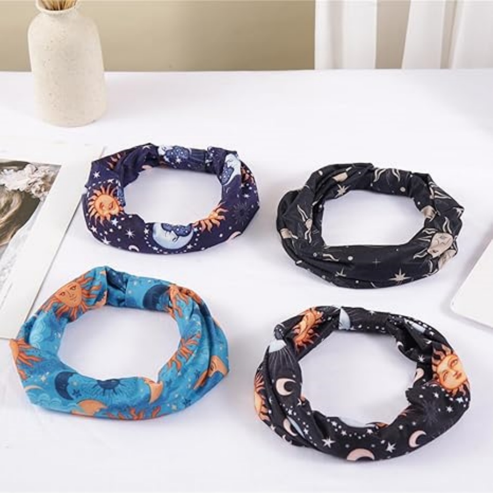 4 قطع من عصابات الرأس العريضة  - مراجعة Women'S Yoga Accessories وسعره