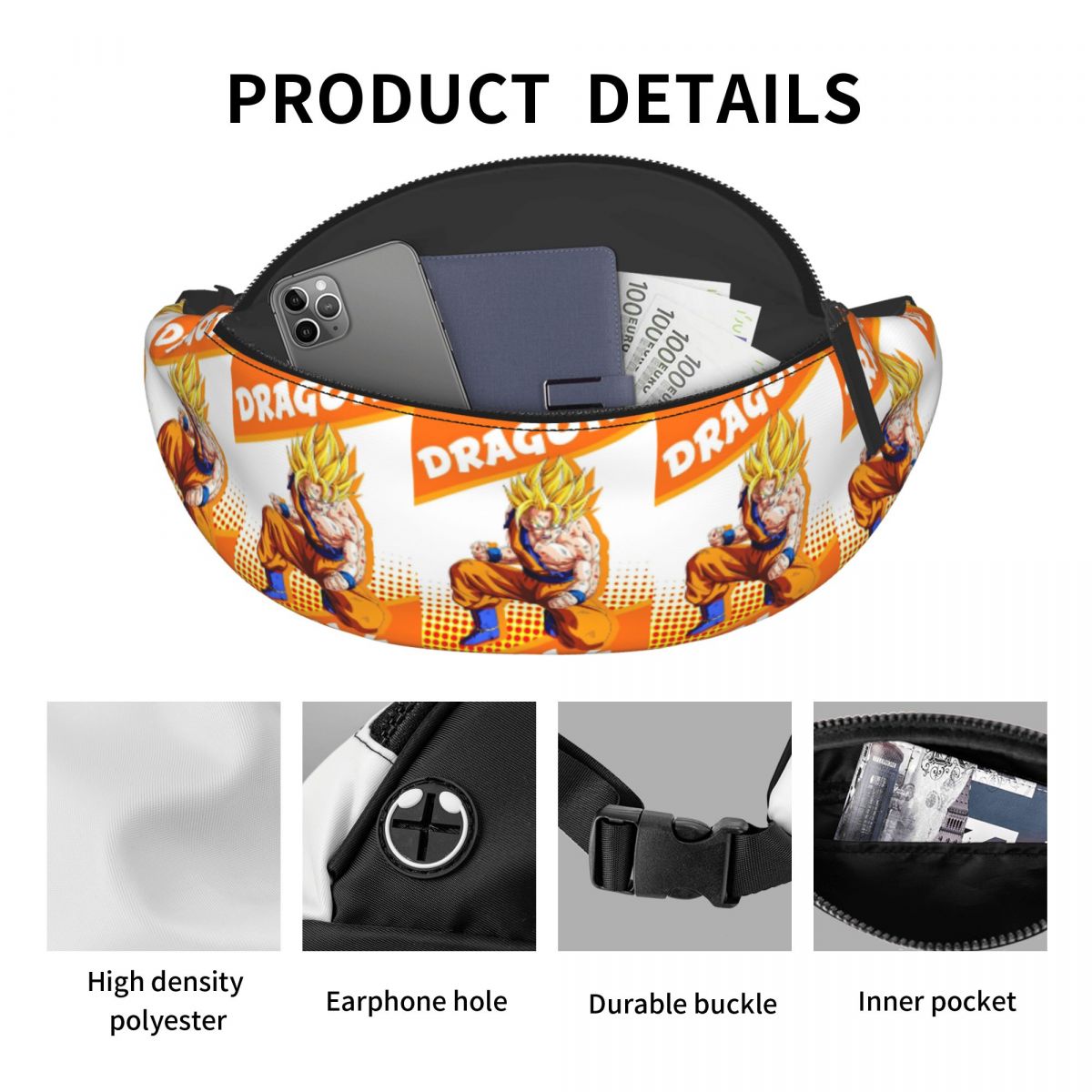 حقيبة خصر مخصصة بتصميم DBZ G-G - مراجعة Women'S Running Accessories وسعره
