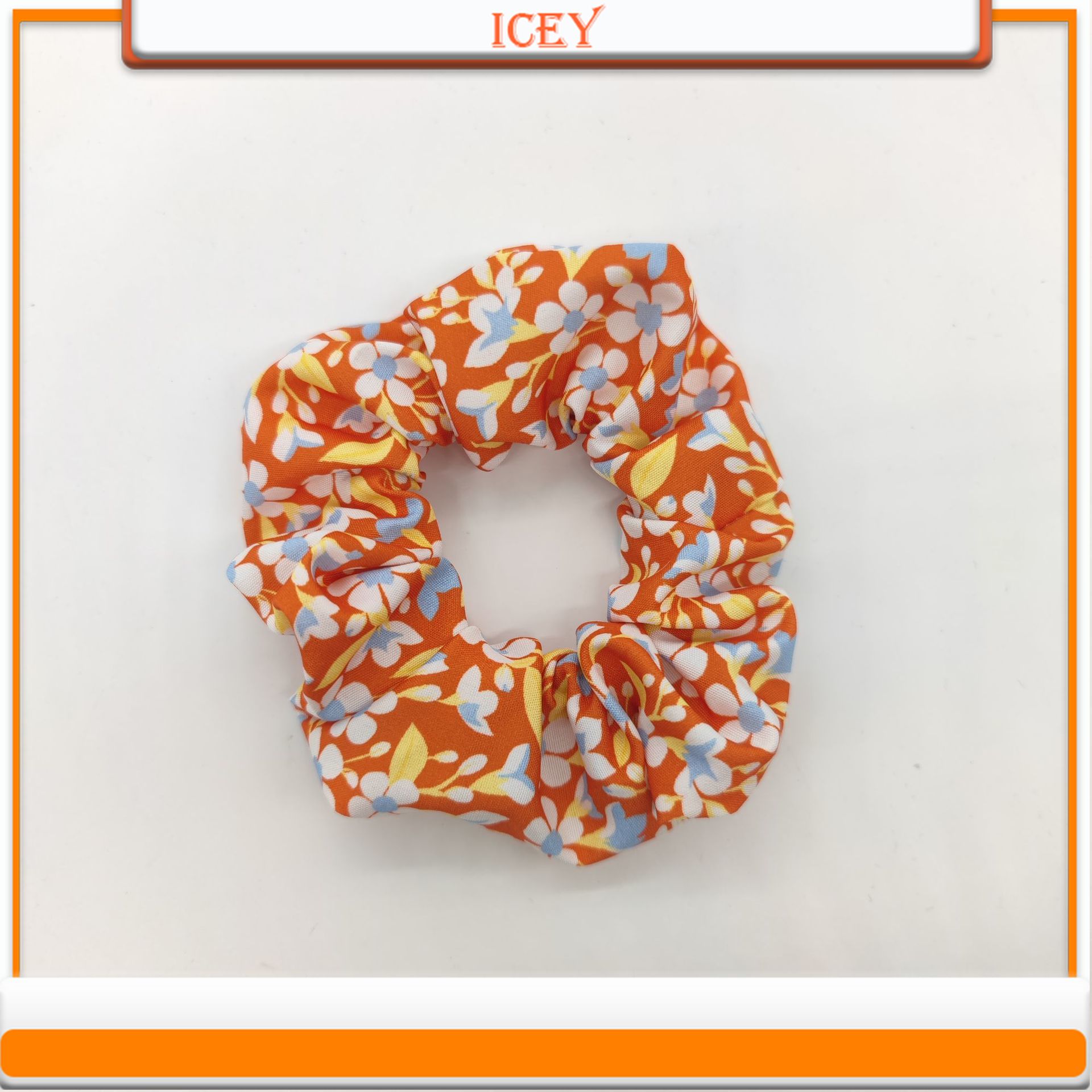سكرونشي قماش زهري ، حلقة معوية - مراجعة Scrunchie Satin Set وسعره