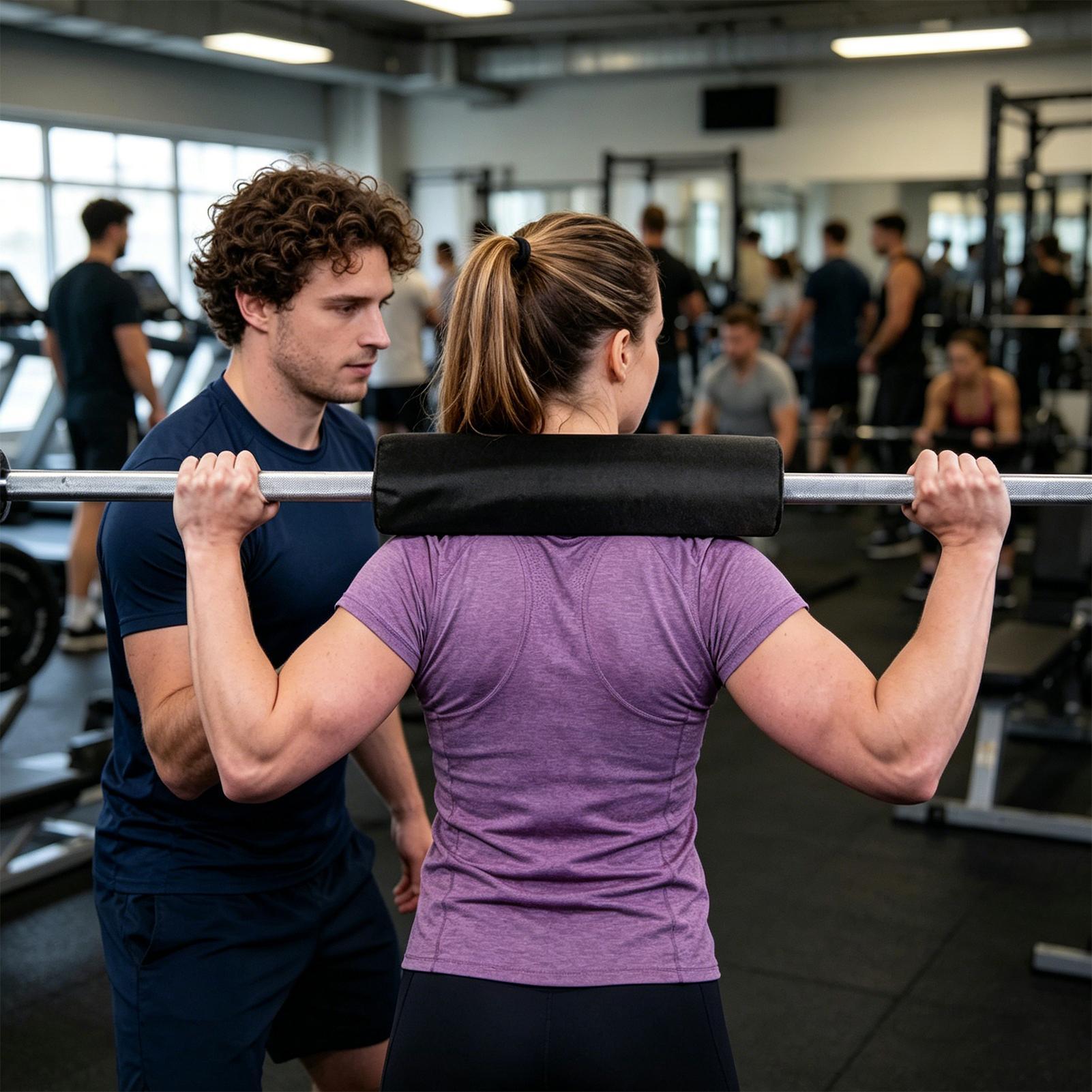 وسادة باربل قياسية - إسفنج رغو - مراجعة Women'S Exercise Accessories وسعره