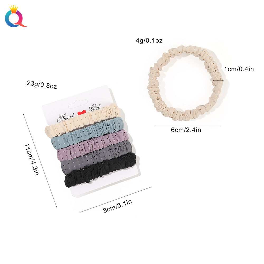 مجموعة ربطات شعر من الساتان، م - مراجعة Scrunchie Satin Set وسعره