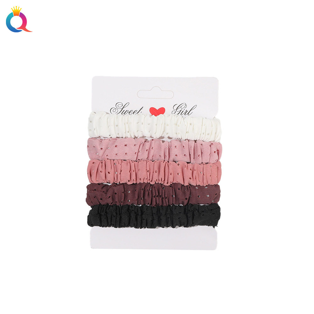 مجموعة ربطات شعر من الساتان، م - مراجعة Scrunchie Satin Set وسعره