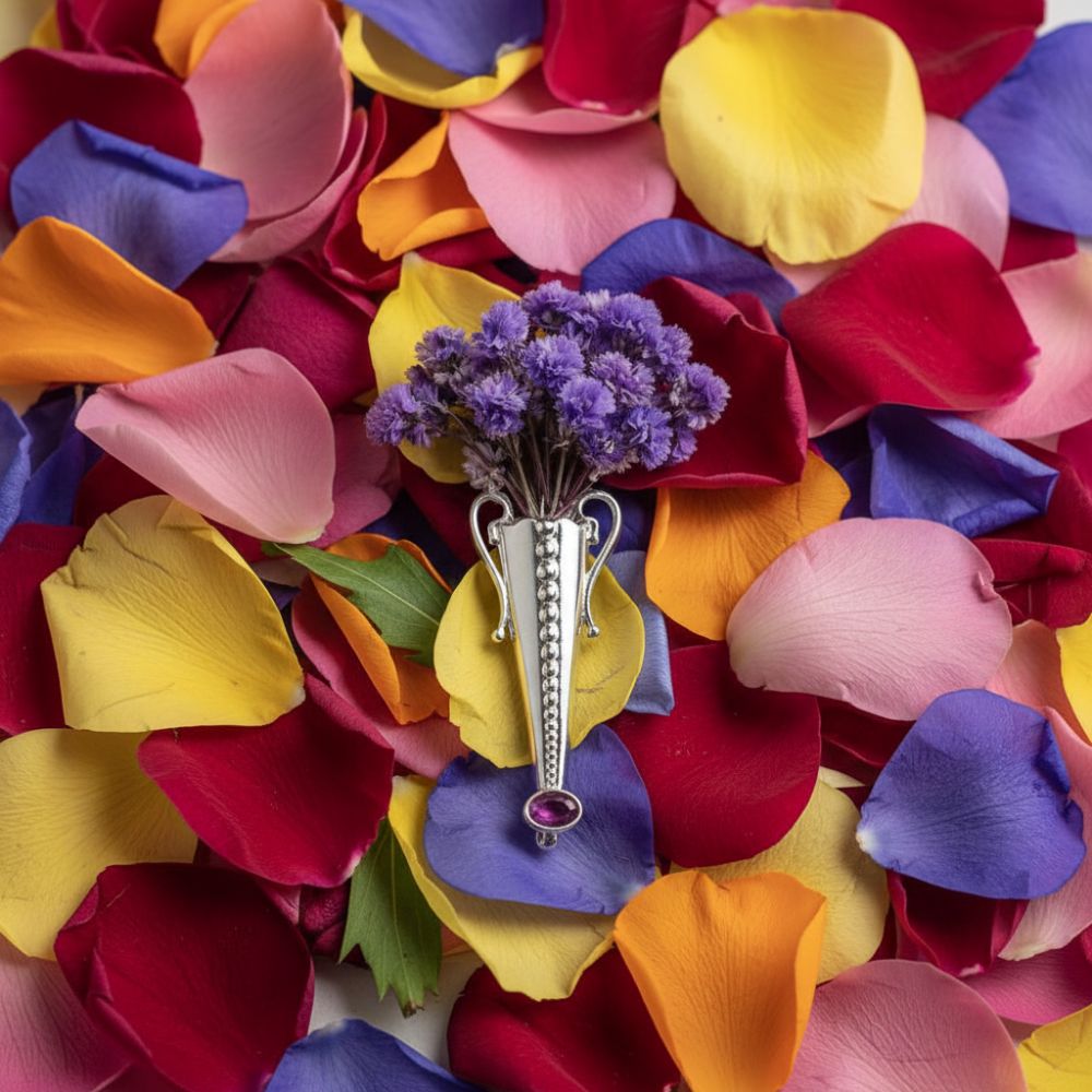 دبابيس بروش جديدة من سبيكة معد - مراجعة Women Accessories Bouquet وسعره
