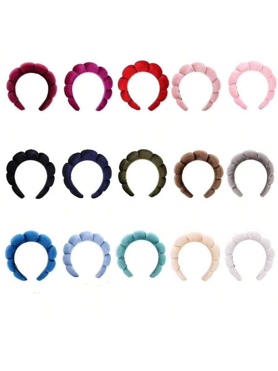عصابة رأس مخملية على شكل سحابة - مراجعة Women'S Exercise Accessories وسعره