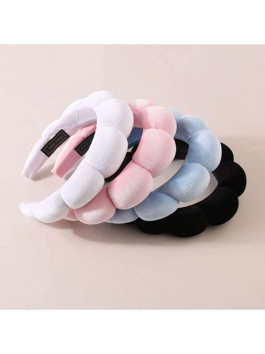 عصابة رأس مخملية على شكل سحابة - مراجعة Women'S Exercise Accessories وسعره
