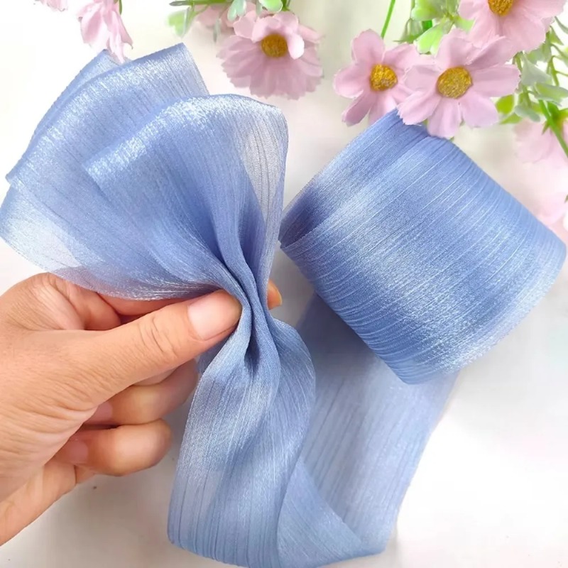 شريط شيفون مطوي بطول 5 متر وعر - مراجعة Women Accessories Bouquet وسعره