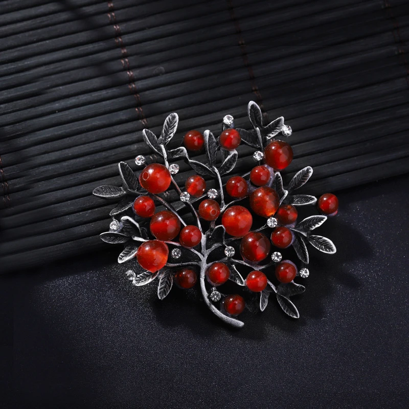 بروش على شكل أشجار حجر الراين  - مراجعة Women Accessories Bouquet وسعره