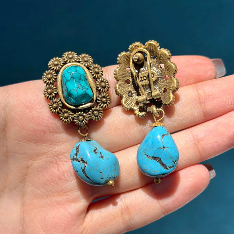 أقراط فيروزية عتيقة من الحجر ا - مراجعة Women'S Accessories Trends 2026 وسعره