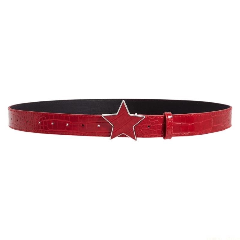 31BF حزام خصر مزين بإبزيم على  - مراجعة Women Accessories Description وسعره