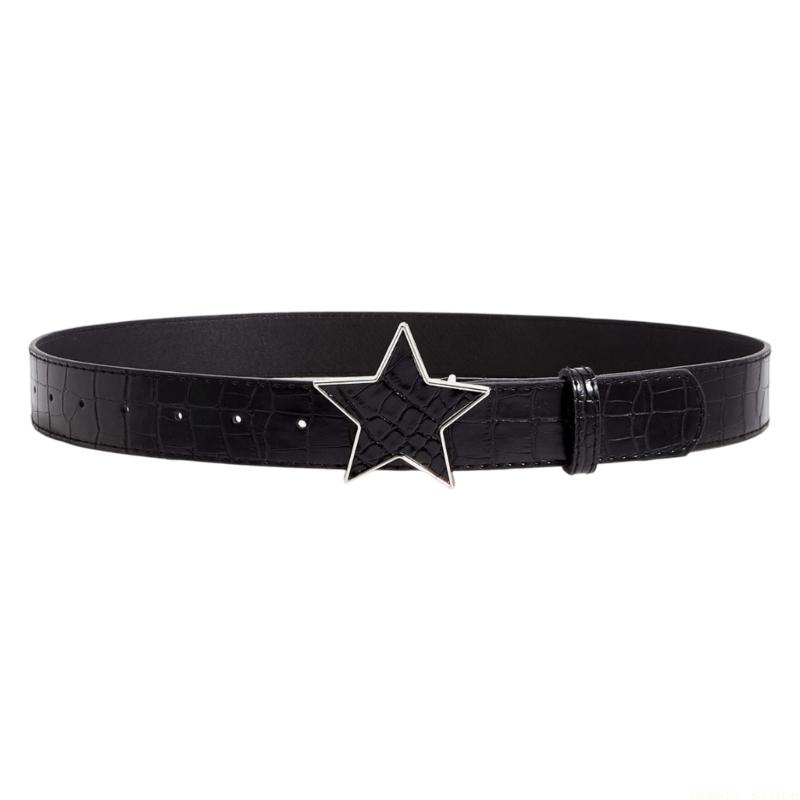 31BF حزام خصر مزين بإبزيم على  - مراجعة Women Accessories Description وسعره