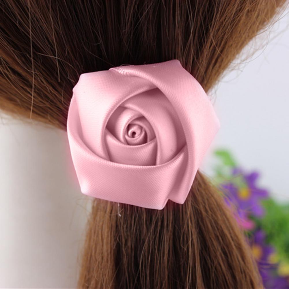 6 قطع من زهور الساتان المصنوعة - مراجعة Women Accessories Bouquet وسعره