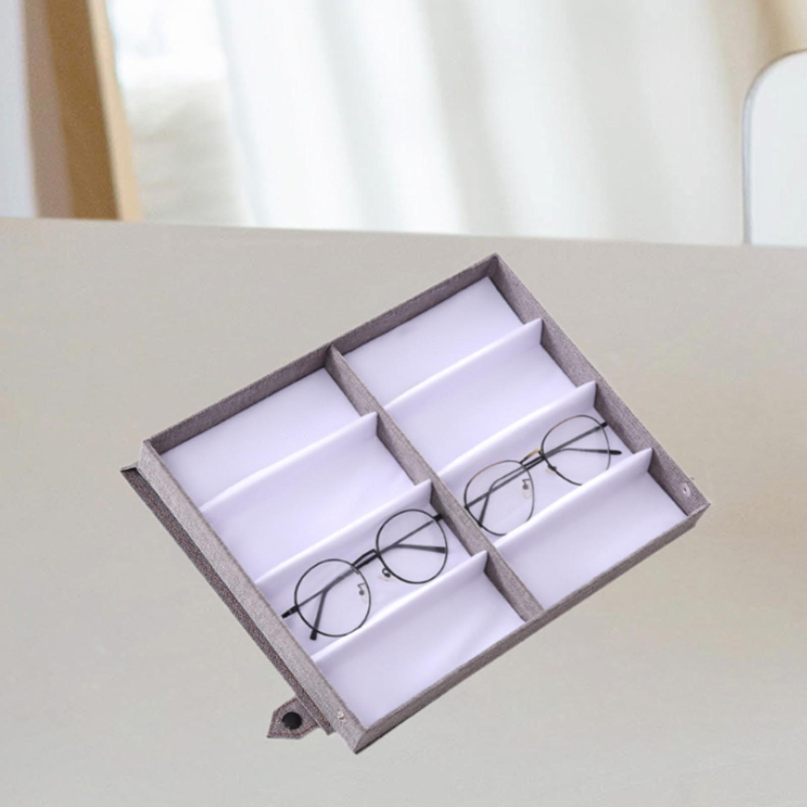 صندوق تخزين نظارات منظم ذو 8 ف - مراجعة Women Accessories Store وسعره