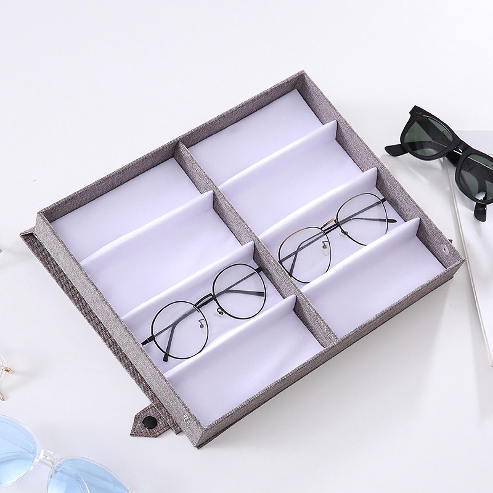 صندوق تخزين نظارات منظم ذو 8 ف - مراجعة Women Accessories Store وسعره