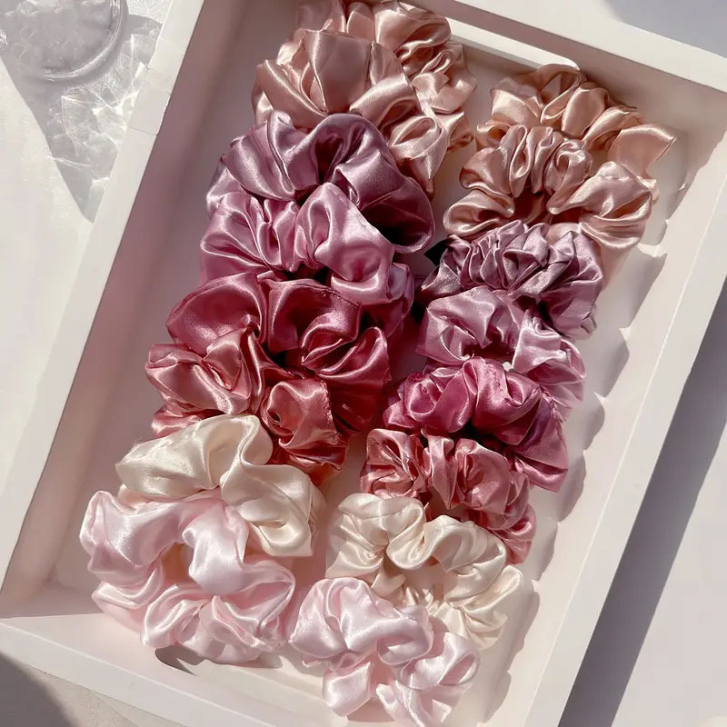 16 قطعة Scrunchies الساتان الن - مراجعة Scrunchie Satin Set وسعره