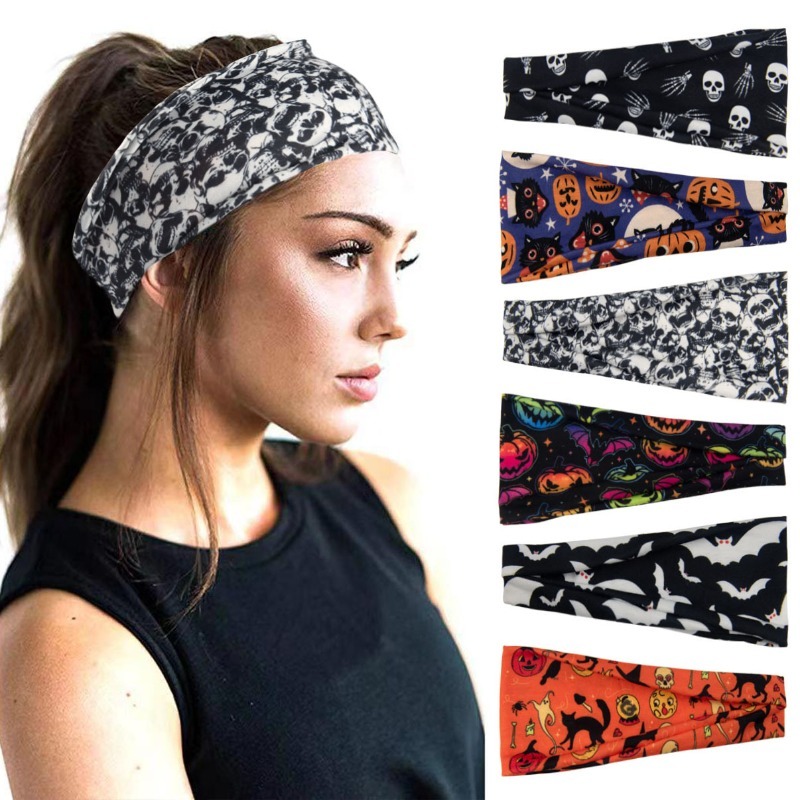 عصابة رأس واسعة مطبوعة بوهيمية - مراجعة Women'S Yoga Accessories وسعره