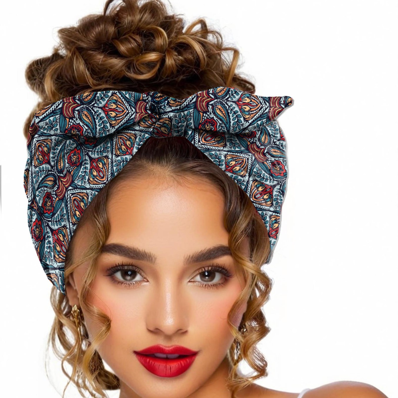 عصابات رأس عريضة بتصميم عرقي ق - مراجعة Women'S Yoga Accessories وسعره