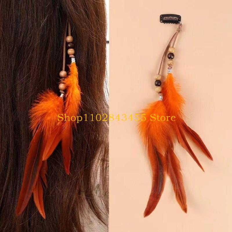 49MC إكسسوار شعر من الريش والش - مراجعة Women Accessories Description وسعره