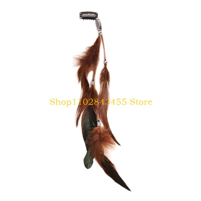 49MC إكسسوار شعر من الريش والش - مراجعة Women Accessories Description وسعره