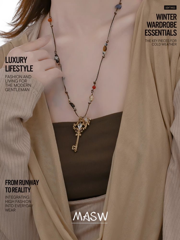 قلادة مفاتيح بتصميم أصلي من MA - مراجعة Women'S Accessories Trends 2026 وسعره