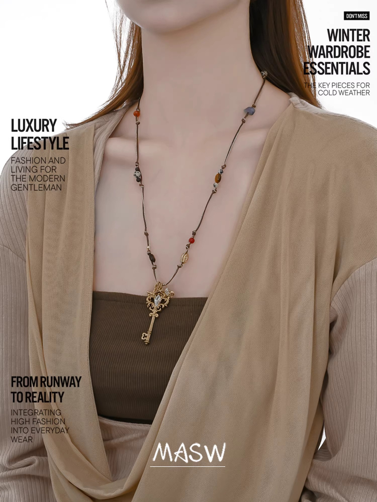 قلادة مفاتيح بتصميم أصلي من MA - مراجعة Women'S Accessories Trends 2026 وسعره